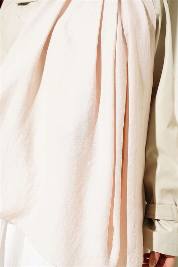 Basic Ayrobin Shawl Beige