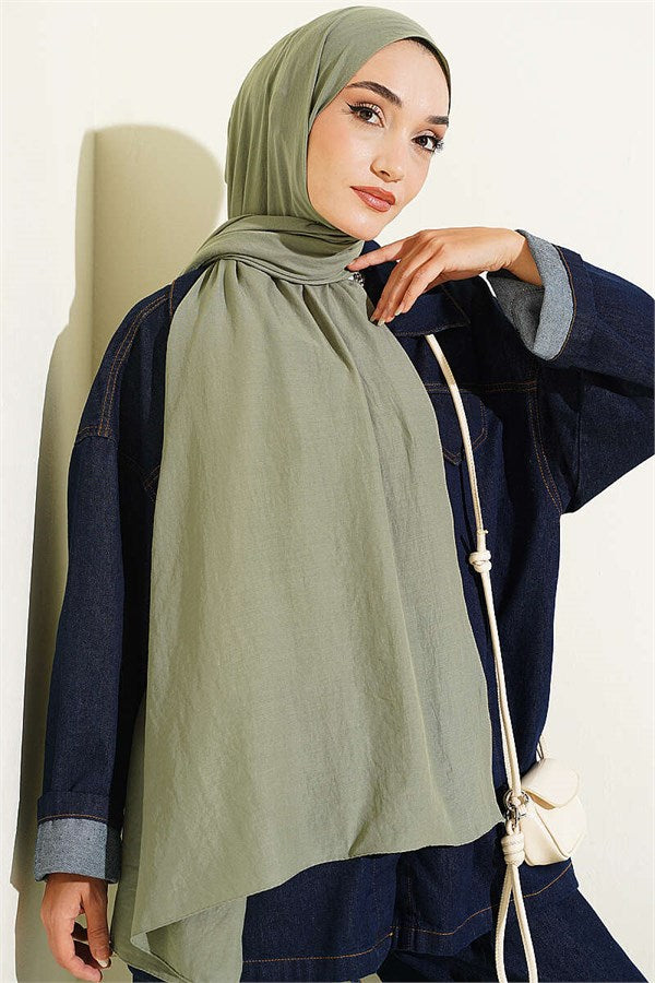 Basic Ayrobin Scarf, Light Green