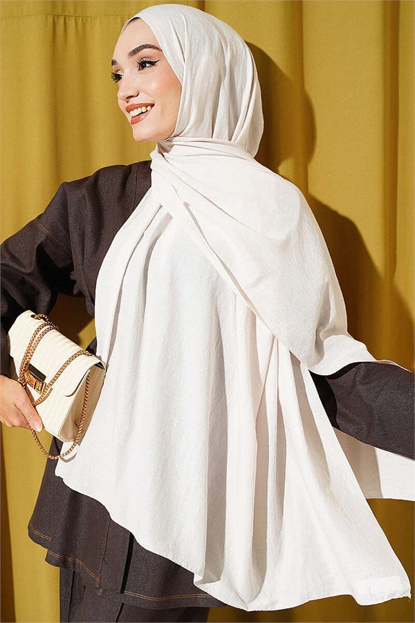 Basic Ayrobin Shawl Ivory