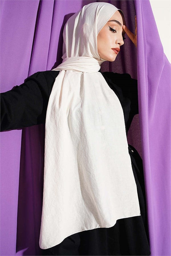 Basic Aerobin Scarf, Off-White