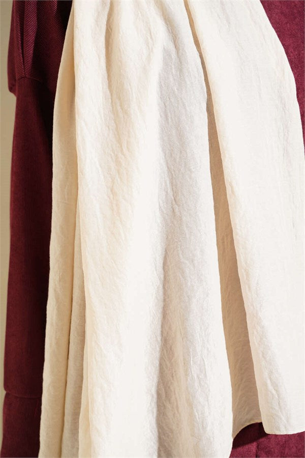 Basic Ayrobin Scarf Cream