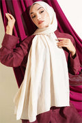 Basic Ayrobin Scarf Cream