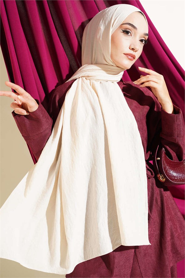 Basic Ayrobin Scarf Cream