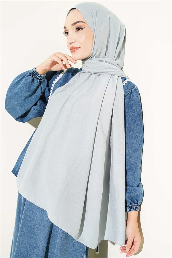 Basic Ayrobin Scarf Cool Grey