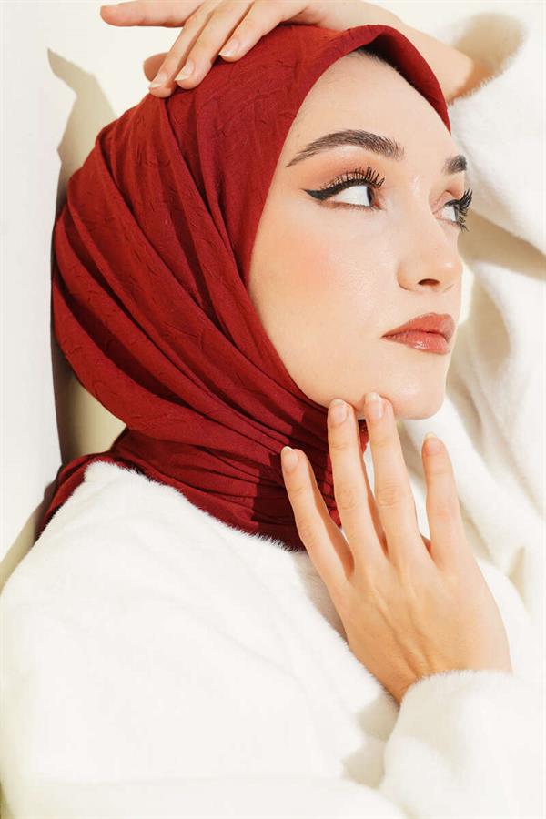 Basic Bamboo Krash Scarf Burgundy