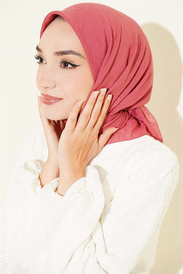 Basic Bamboo Crush Scarf Pomegranate Blossom