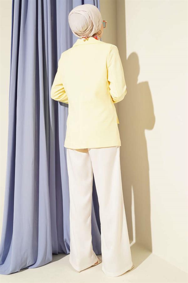 Basic Pocket Jacket Yellow