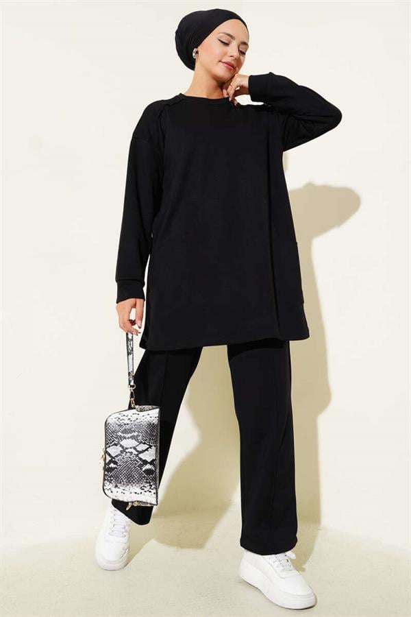 Basic Pocket 2 Piece Set Black