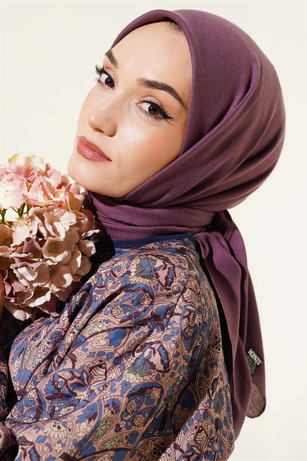 Basic Plain Winter Scarf Magenta