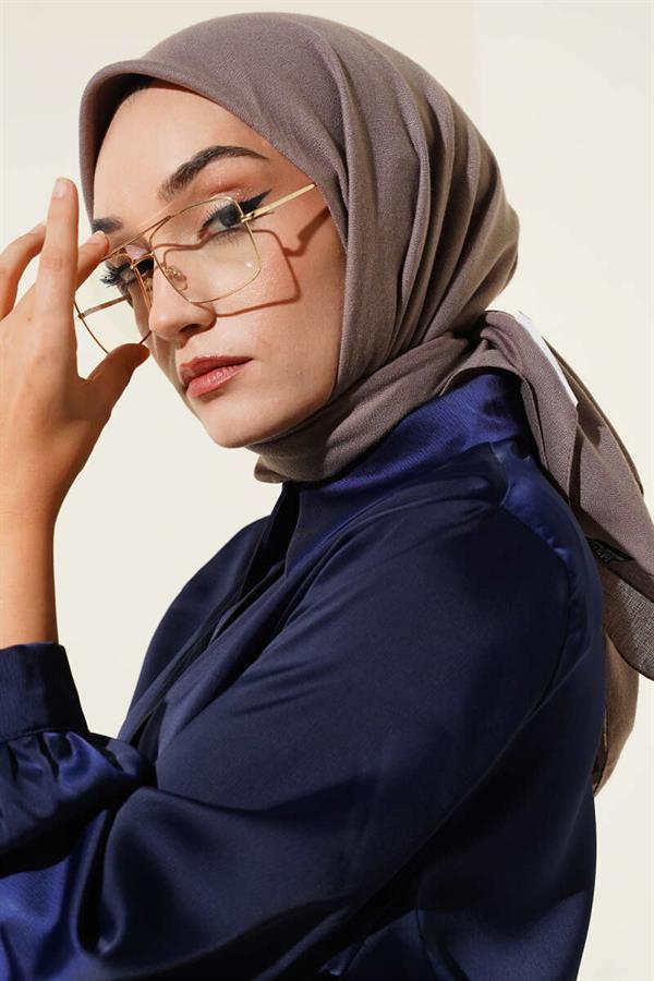 Basic Plain Winter Scarf Mink
