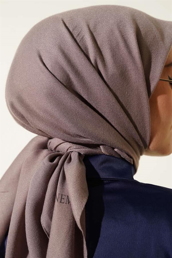 Basic Plain Winter Scarf Mink