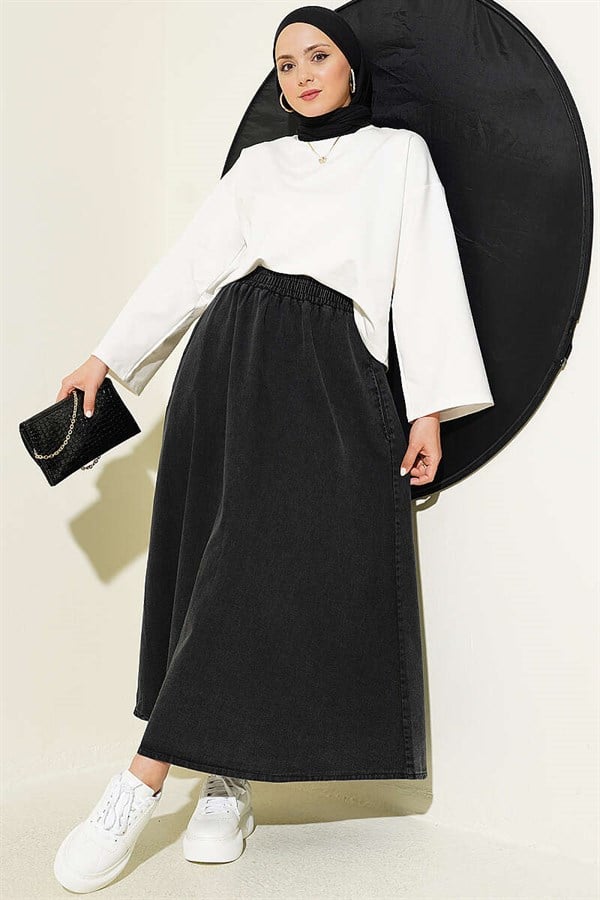 Basic Wide-Sleeve Blouse, Ecru