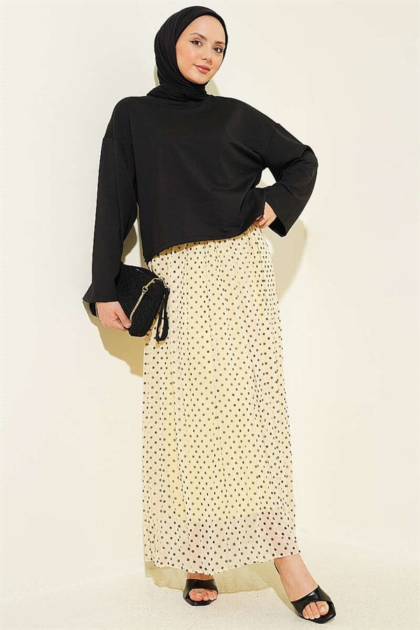Basic Wide-Sleeve Blouse Black