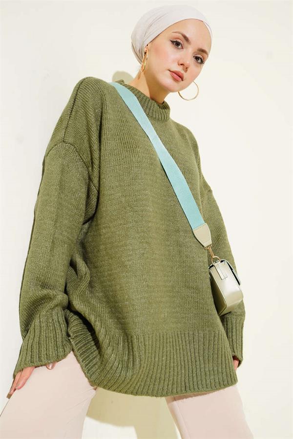 Basic Oversize Knitwear Tunic Nefti