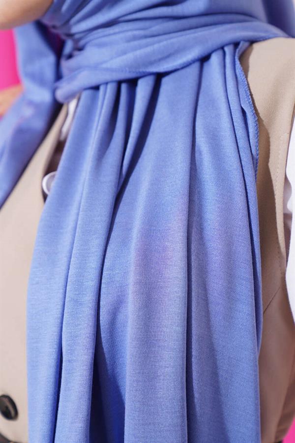 Basic Combed Cotton Shawl Indigo