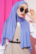 Basic Combed Cotton Shawl Indigo