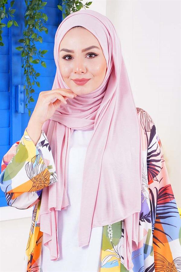 Basic Cotton Scarf, Dusty Pink