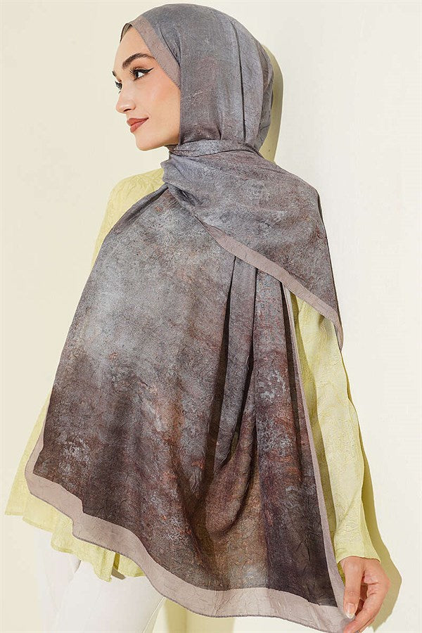 Batik Gradient Bamboo Scarf Shawl Sand Beige