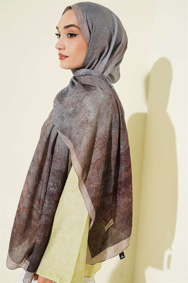 Batik Gradient Bamboo Scarf Shawl Sand Beige