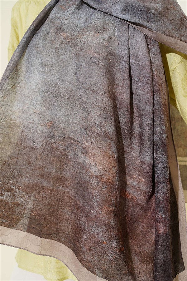 Batik Gradient Bamboo Scarf Shawl Sand Beige