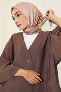 Batik Pattern Bamboo Crush Scarf Latte