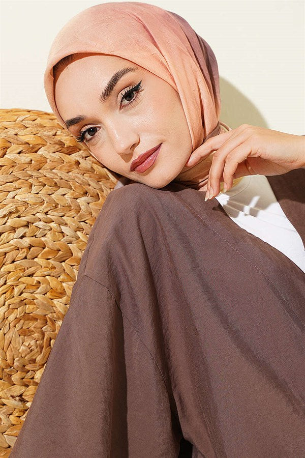 Batik Pattern Bamboo Crush Scarf Yellow