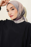 Batik Pattern Bamboo Crush Scarf Stone