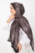 Batik Pattern Bamboo Scarf Series Coffee