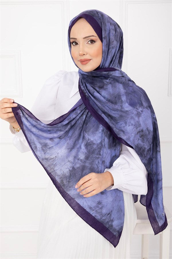 Batik Pattern Bamboo Shawl Series, Plum