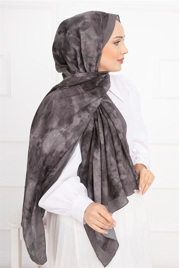 Batik Pattern Bamboo Scarf Series Stone