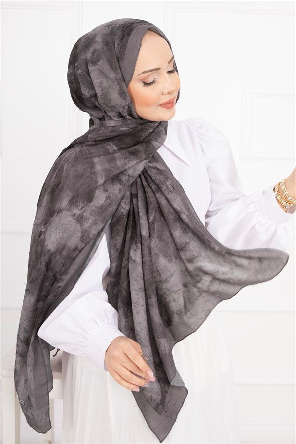 Batik Pattern Bamboo Scarf Series Stone