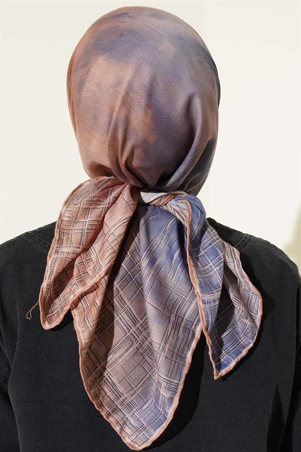 Batik Pattern Demore Scarf Camel