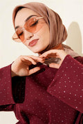 Batik Pattern Demore Scarf Latte