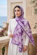 Batik Pattern Scarf Series Lilac
