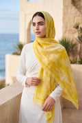 Batik Pattern Scarf Series Yellow