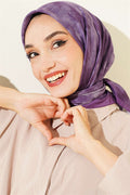Batik Pattern Soft Scarf Sand Lilac