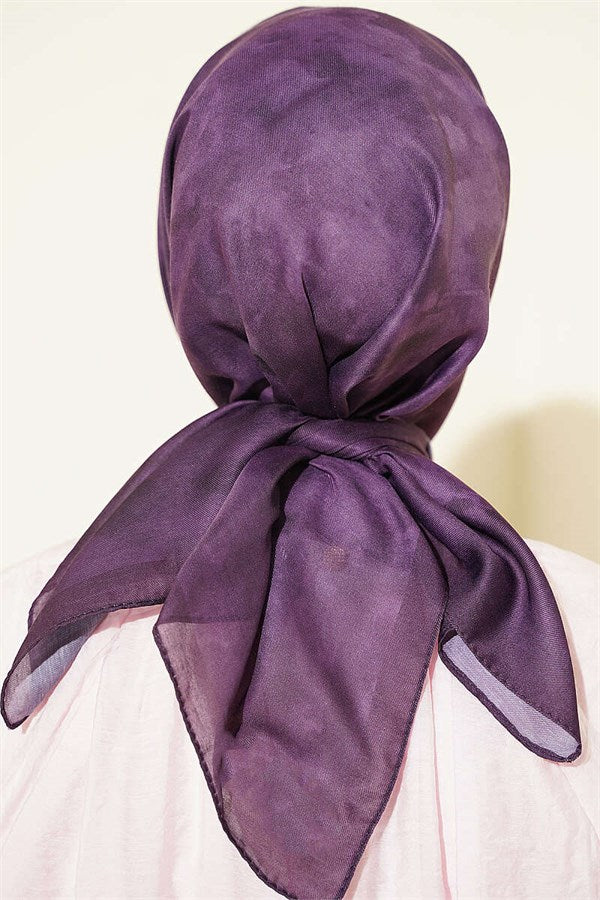 Batik Pattern Soft Scarf, Sand Plum