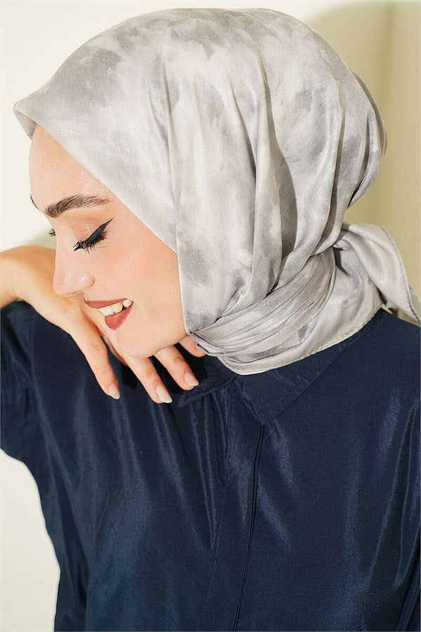 Batik Pattern Soft Scarf Sand Naphti