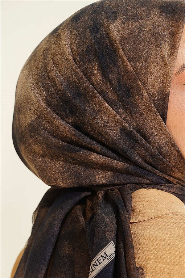 Batik Pattern Soft Knit Series Scarf Parliament