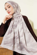 Batik Marbled Bamboo Scarf Shawl Beige