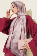 Batik Marbled Bamboo Kash Shawl Mink
