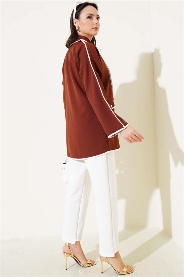 Baby Collar Jacket Brown
