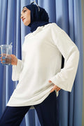 Baby Collar Detail Tunic White