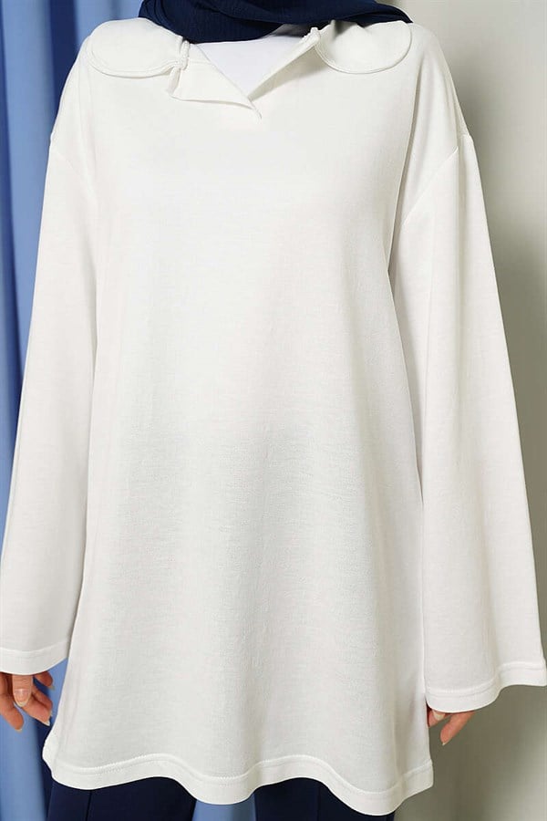 Baby Collar Detail Tunic White