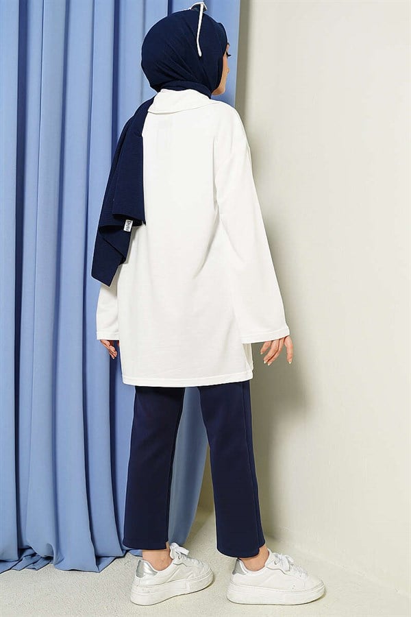 Baby Collar Detail Tunic White
