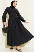 Waist-Gipeli Flared Dress Black
