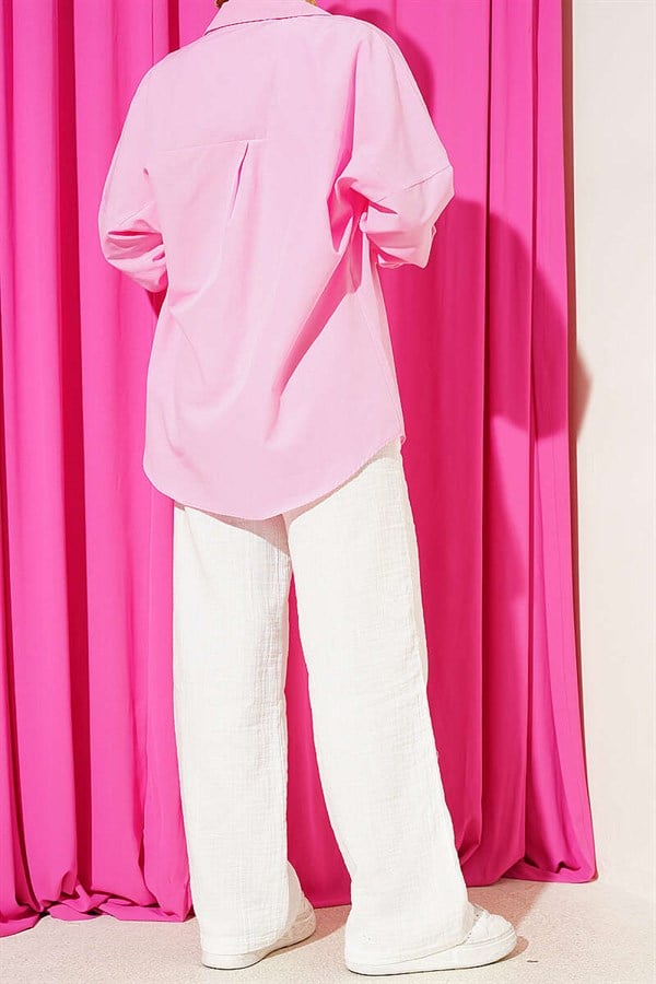 Muslin Pants with Elastic Waistband (Ecru)