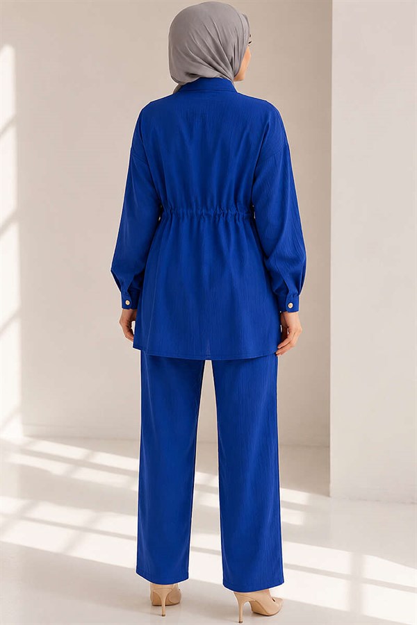 2 Piece Set with Waist Tunnel and Ankle Cuffs (Saks brand)