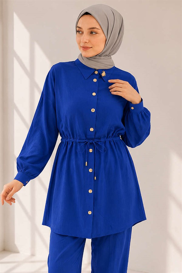 2 Piece Set with Waist Tunnel and Ankle Cuffs (Saks brand)