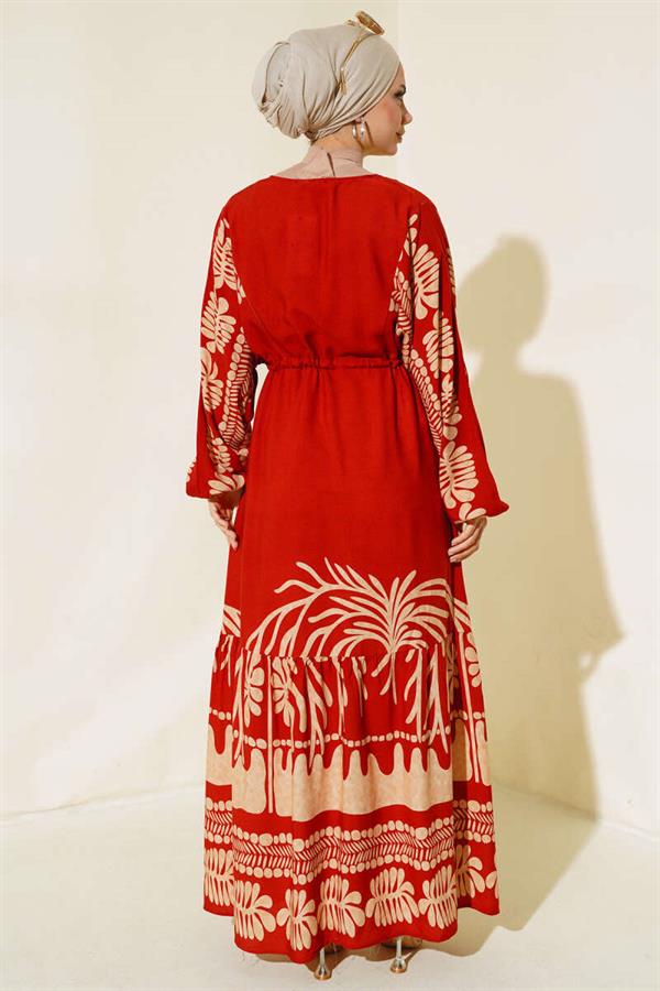 Waist Tunnel Casual Dress Tile